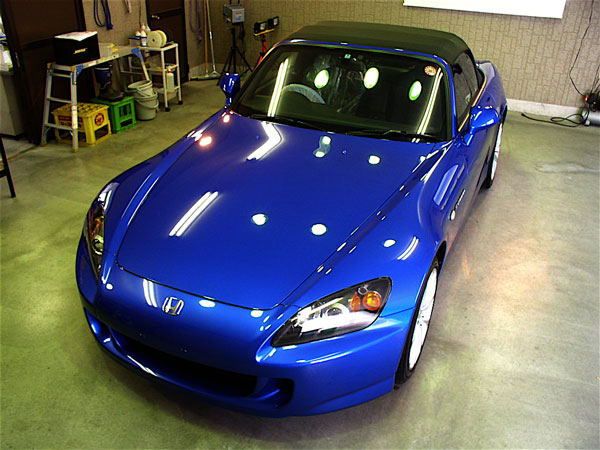 ガラスコーティング施工車　ホンダ　S2000　No.1