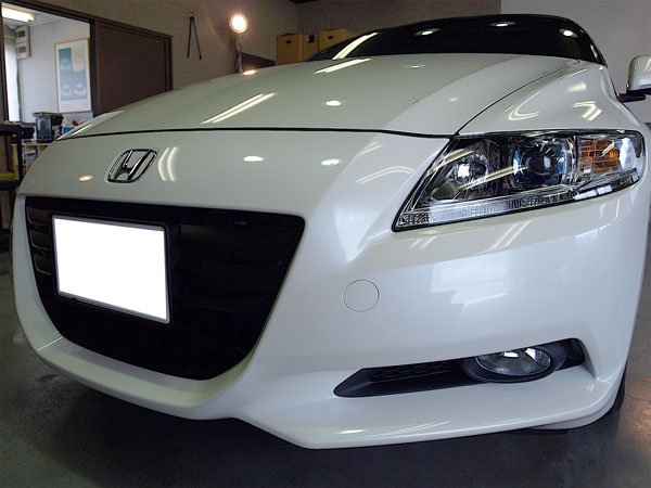 ガラスコーティング施工車　ホンダ　CR-Z　No.3