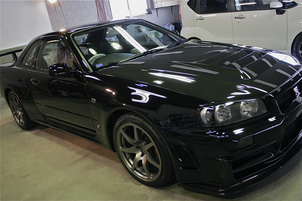 ガラスコーティング施工車　日産　スカイラインGT-R　No.17