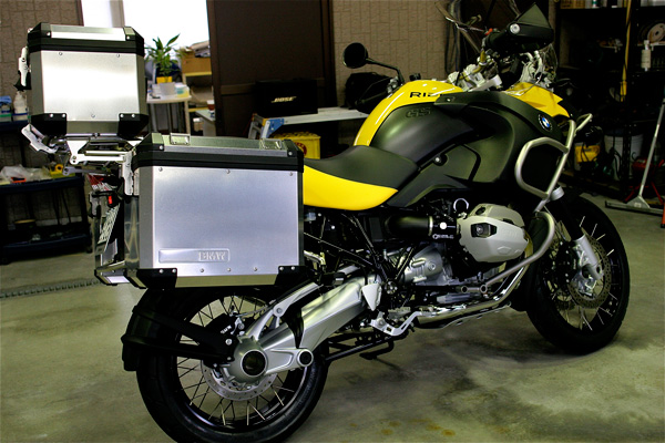 ガラスコーティング施工車　BMW R1200GS-A　No.8